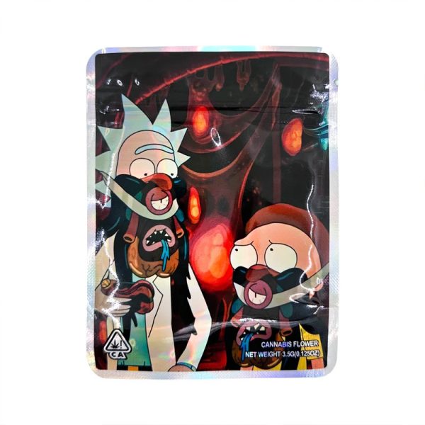 Rick and Morty Laser Hologram THC Bag 3.5g