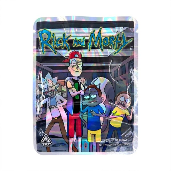 Rick and Morty Laser Hologram THC Bag3