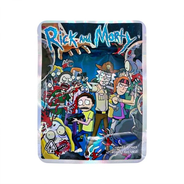 Rick and Morty Laser Hologram THC Bag4