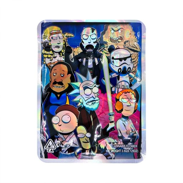 Rick and Morty Laser Hologram THC Bag