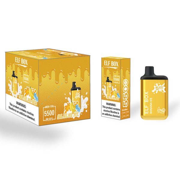Doloda Elf Box 5500 Puffs banana-ice