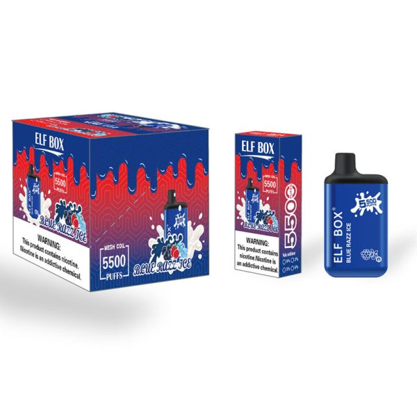Doloda Elf Box 5500 Puffs blue-razz-ice