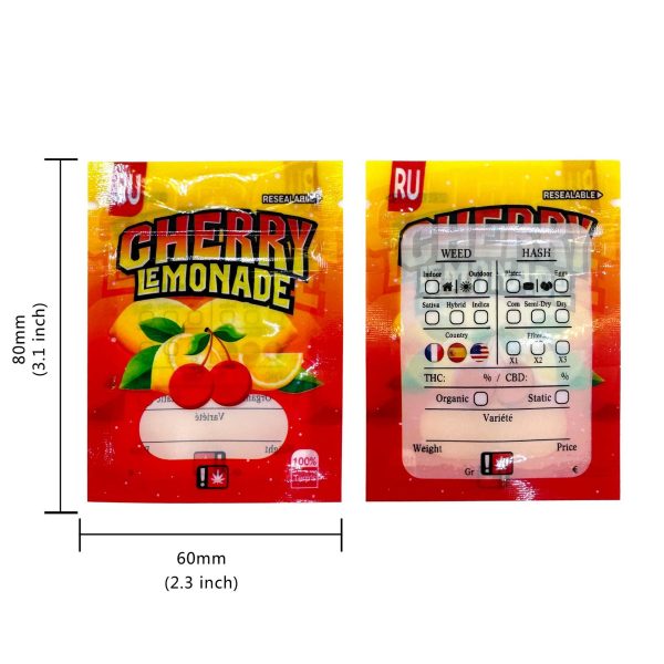 6*8cm Mylar bag Gelato Runty