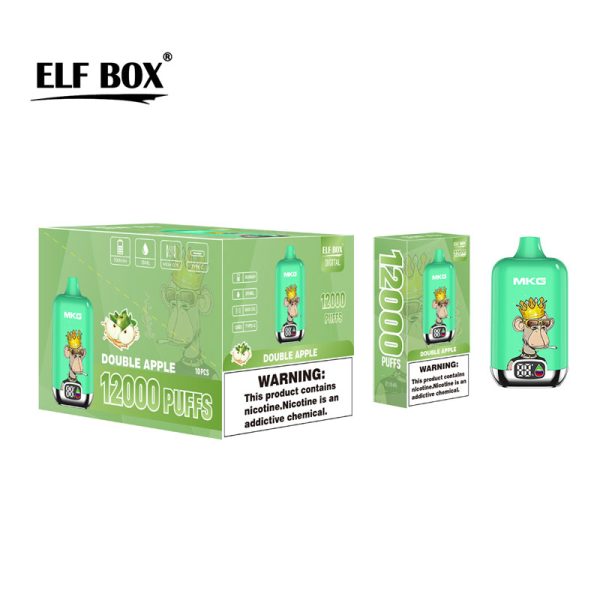 Elf Box Digital 12000 Puffs double-apple
