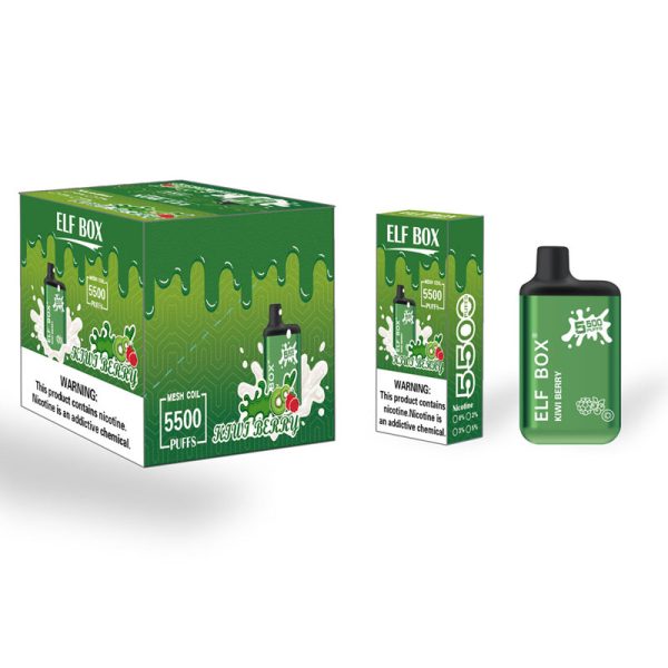 Doloda Elf Box 5500 Puffs kiwi-berry