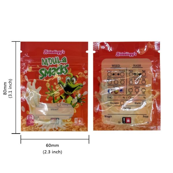 6*8cm Mylar bag Gelato Runty