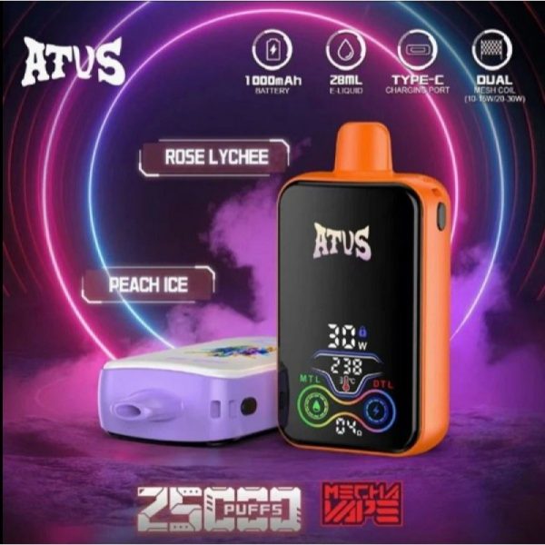 atvs-mecha-25000-puffs-vape-peach-ice-rose-lychee-