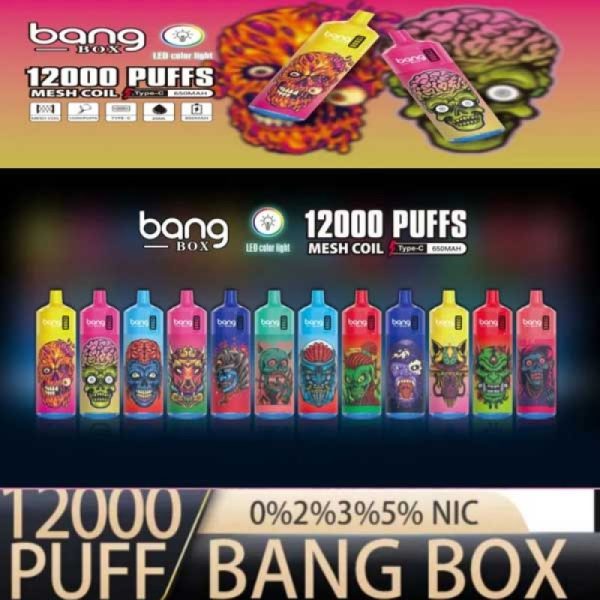 bang box 12000 puffs disposable vape flavors