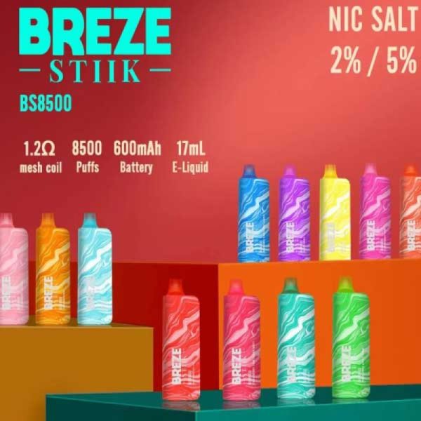 Breze Stiik 8500 Puffs disposable vape