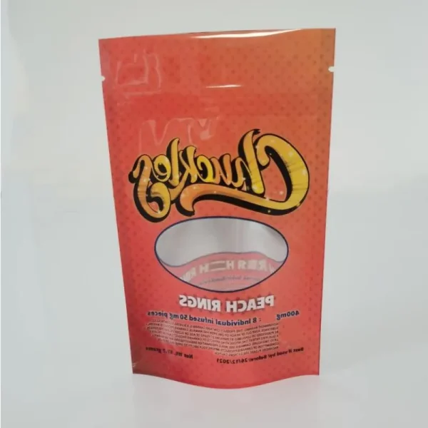 Empty Chuckles mylar bags Edibles