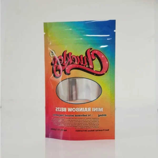 Empty Chuckles mylar bags Edibles