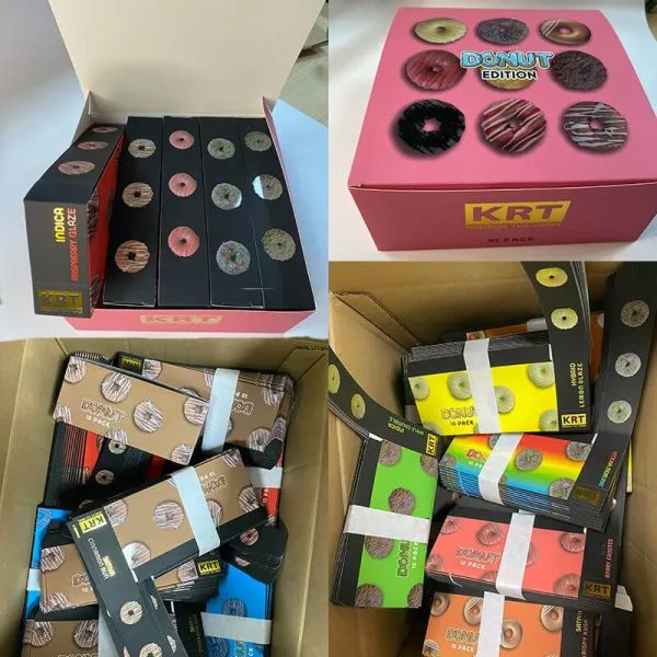 KRT  Donut Edition Carts with packaging