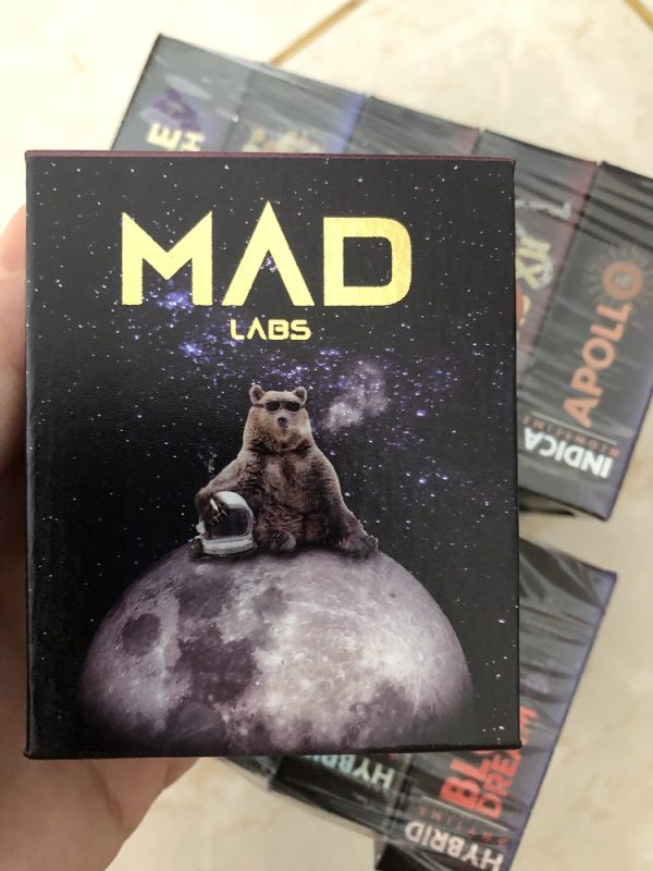 MAD Labs Vape Empty Disposable Carts packing box