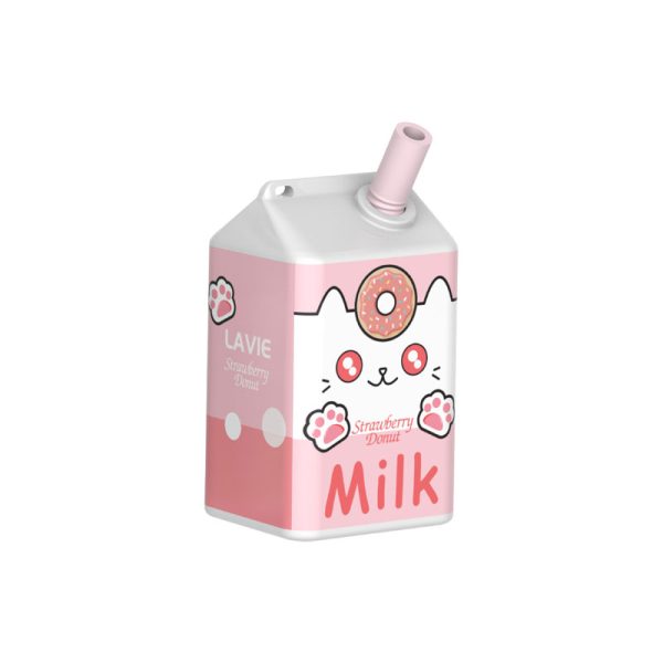 Lavie-Milk-7000-Puffsstrawberry-donut