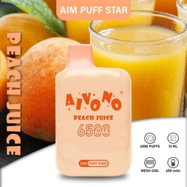 aivono-aim-puff-star-6500-puffs-peach-juice
