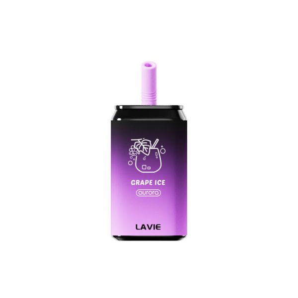 Lavie Aurora 11000 Puffs disposable vape grape-ice