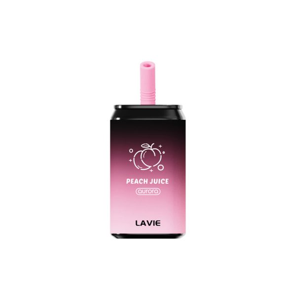 Lavie Aurora 11000 Puffs disposable vape peach-juice