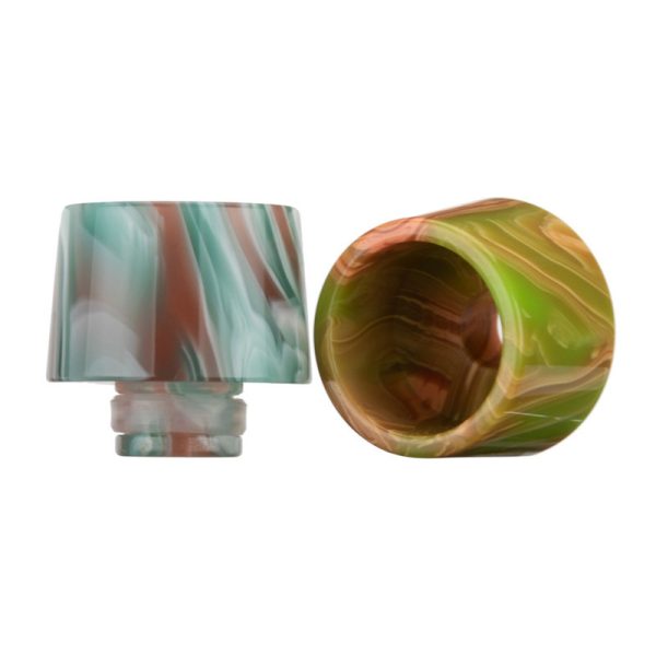 Colorful  Ring Mushroom Resin Drip Tip 510 - Image 2
