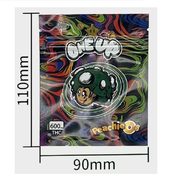One Up THC Gummies Mylar Bag - Image 2