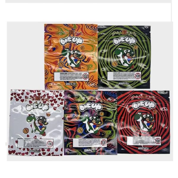 One Up THC Gummies Mylar Bag - Image 3