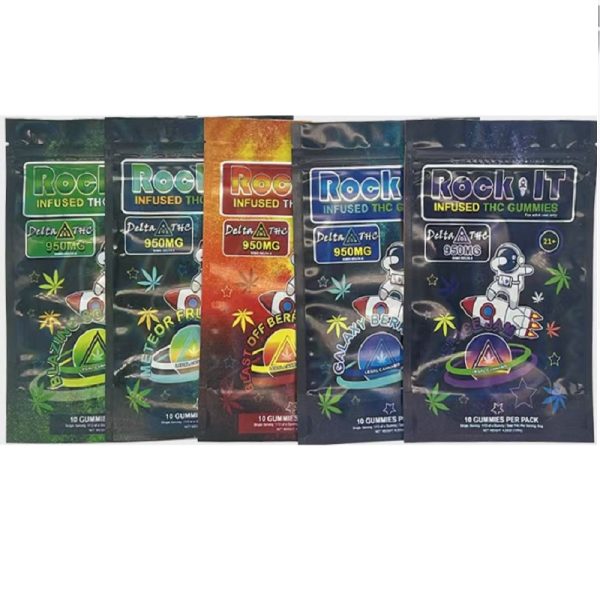 Rock it delta 8 thc Gummies packets