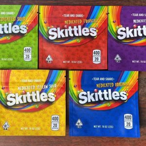 Skittles Medicated Mylar bags