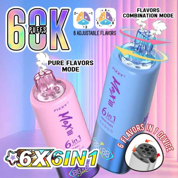 Fizzy Max III 60000 Disposable Vape - Image 6