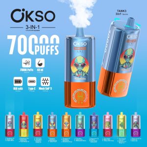 Elf Box OKSO 70000 3-in-1 70K Puffs Triple Flavors